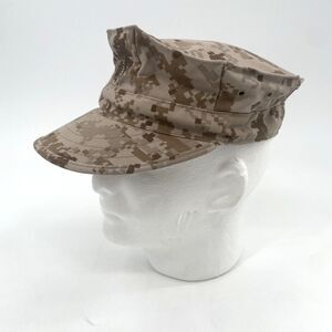 USMC 8-Point Cap Medium US Marine Desert Marpat Camo Garrison Cover Hat Uniform